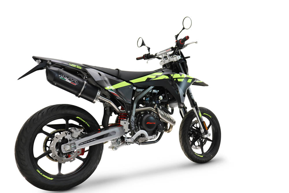 GPR-Exhaust---Furore-Evo4-Nero-Slip-on-for-XMF-125-from-2025-to-2026-dB-Killer-Link-Pipe-Catalyst