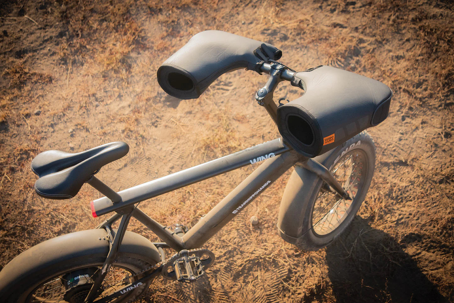 Hippo Hands - 'Cascade' Hand Warmer Covers, for E-Bike and Mountain Bikes