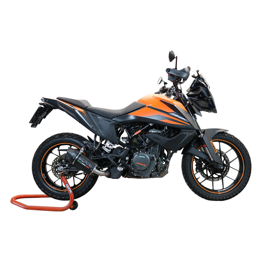GPR-Exhaust---Furore-Nero-RACING-Slip-on-for-Adventure-250-from-2020-to-2024-Link-Pipe