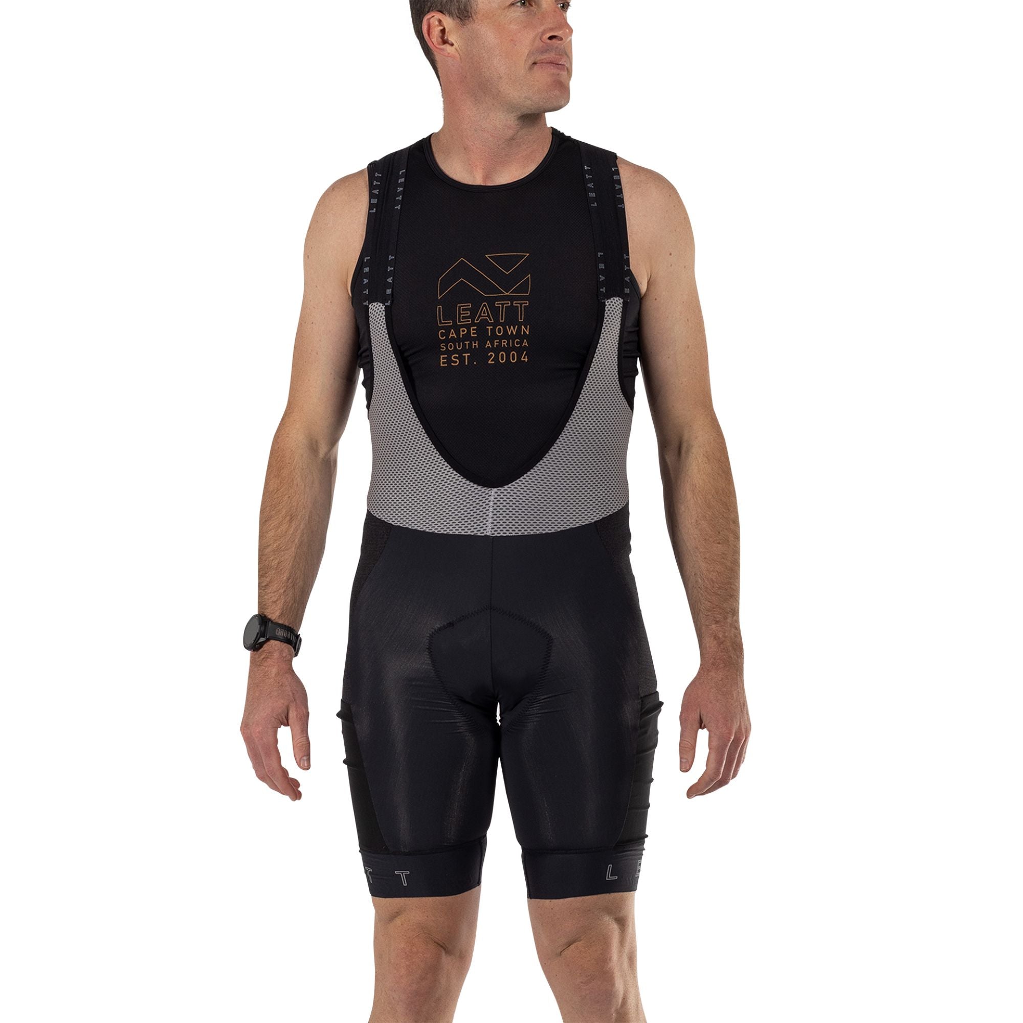 LEATT APPAREL BIB SHORTS 5.0 ENDURANCE BLACK XS