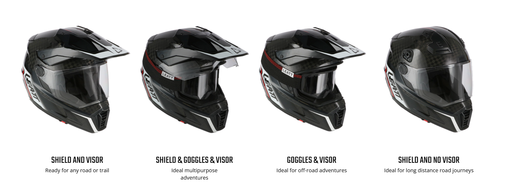 Leatt - ADV 8.5 Dual Sport Helmet and Goggles