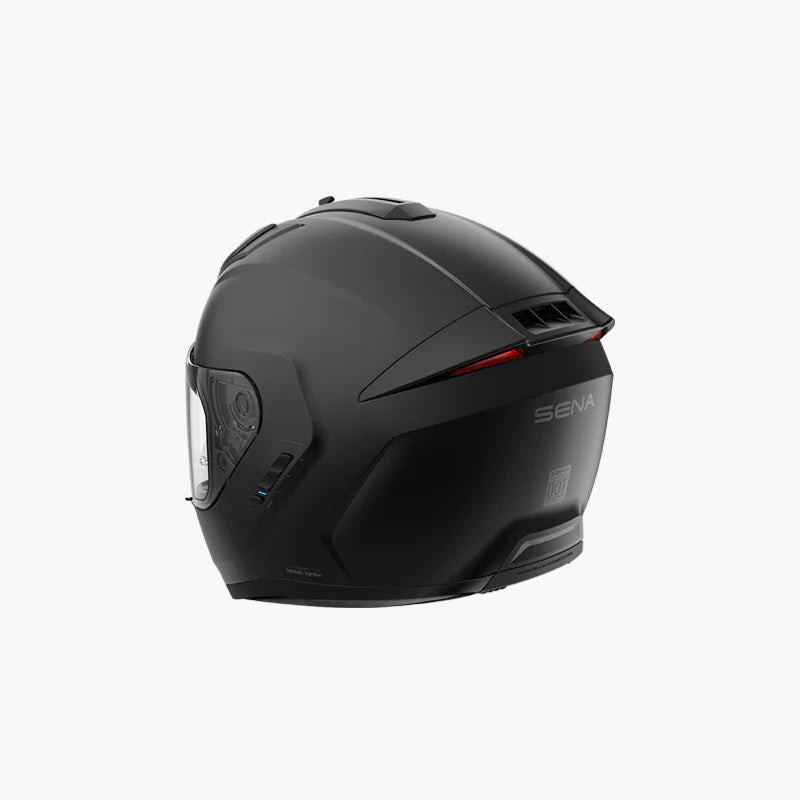 Sena - PHANTOM Full-Face Motorcycle Smart Communication Helmet with Mesh Intercom