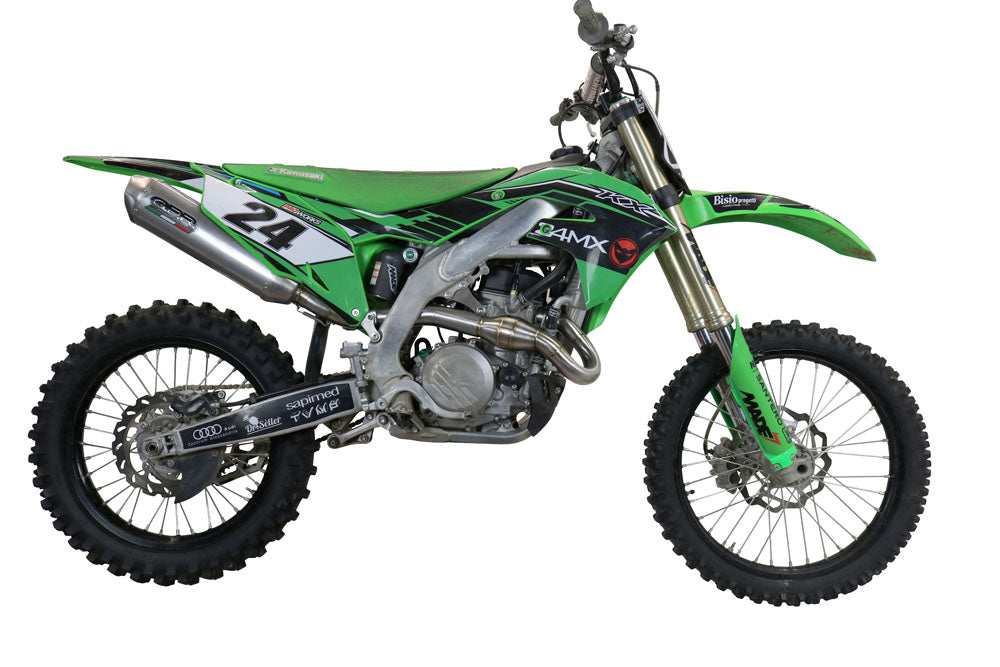 GPR-Exhaust---Pentacross-FULL-Titanium-Full-Line-for-KX-450-F-from-2019-to-2020-dB-Killer-Spark-Arrestor