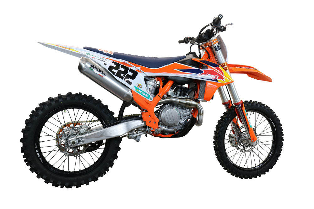 GPR-Exhaust---Pentacross-Inox-Full-Line-for-MC-450F-from-2021-to-2023-dB-Killer-Spark-Arrestor
