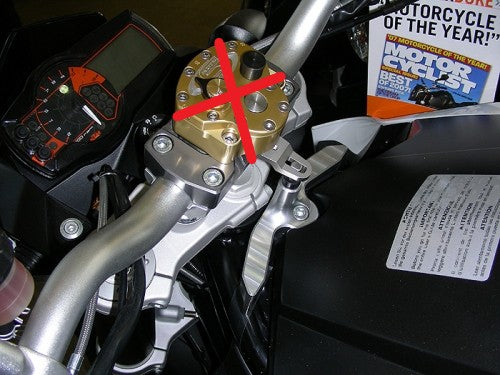 Scotts - TOP Damper Mount Kit for 990 Super Duke 2004-2013