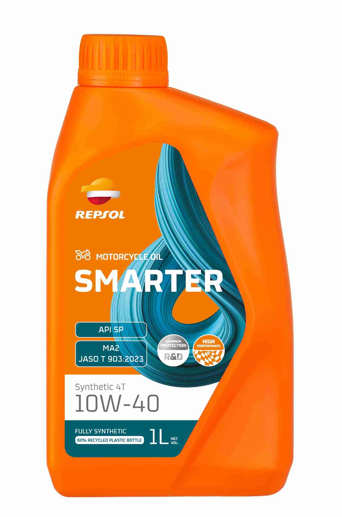 Repsol - Smarter 4T Synthetic Engine Oil - 10W40