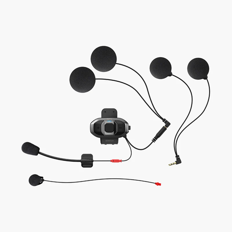 Sena - SF4 Motorcycle Bluetooth Communication System with Dual Speaker Sets