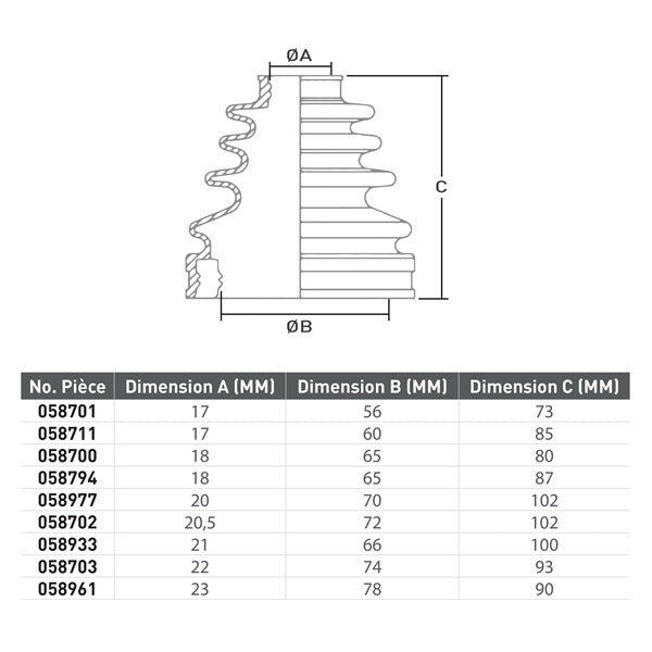 Kimpex-CV BOOT KIT C-AM KAWA HON YAM SUZ POL ADB16 6778320463488