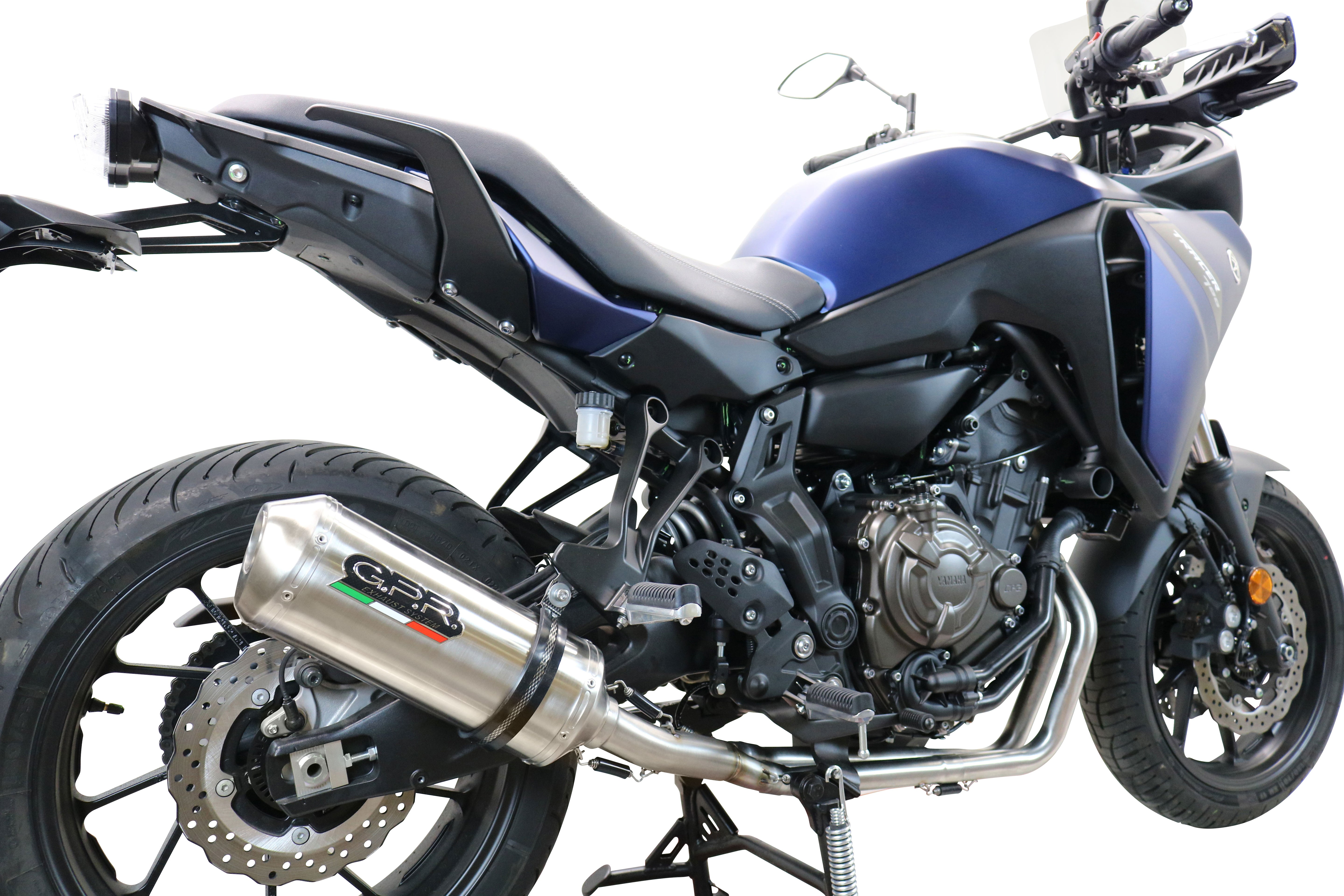 GPR-Exhaust---Satinox-Full-Line-for-Tracer-7-GT-from-2020-to-2024-dB-Killer-Catalyst