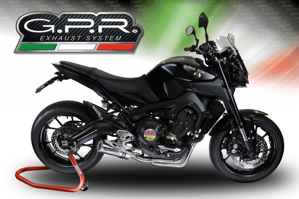 GPR-Exhaust---M3-Inox-Full-Line-for-Mt-09-from-2017-to-2020-dB-Killer-Catalyst