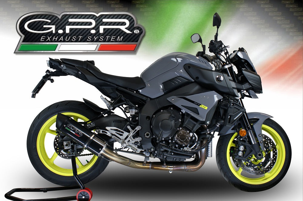 GPR-Exhaust---Furore-Evo4-Nero-Mid-Line-for-Mt-10-from-2016-to-2024-dB-Killer-Catalyst-