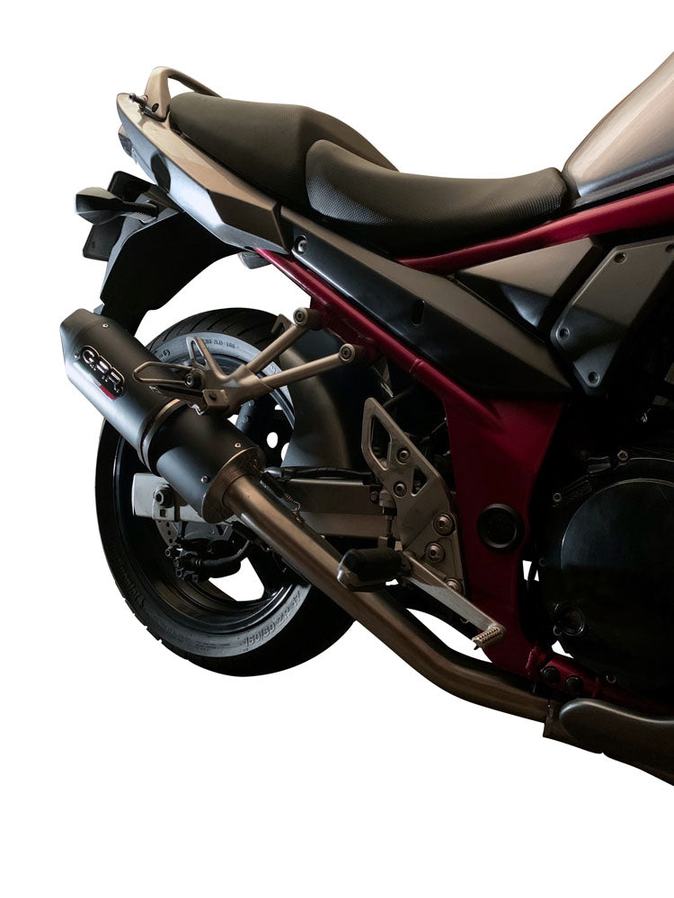 GPR-Exhaust---Furore-Poppy-Slip-on-for-GSF-1200-Bandit-S-from-2005-to-2006-dB-Killer-Link-Pipe-Catalyst