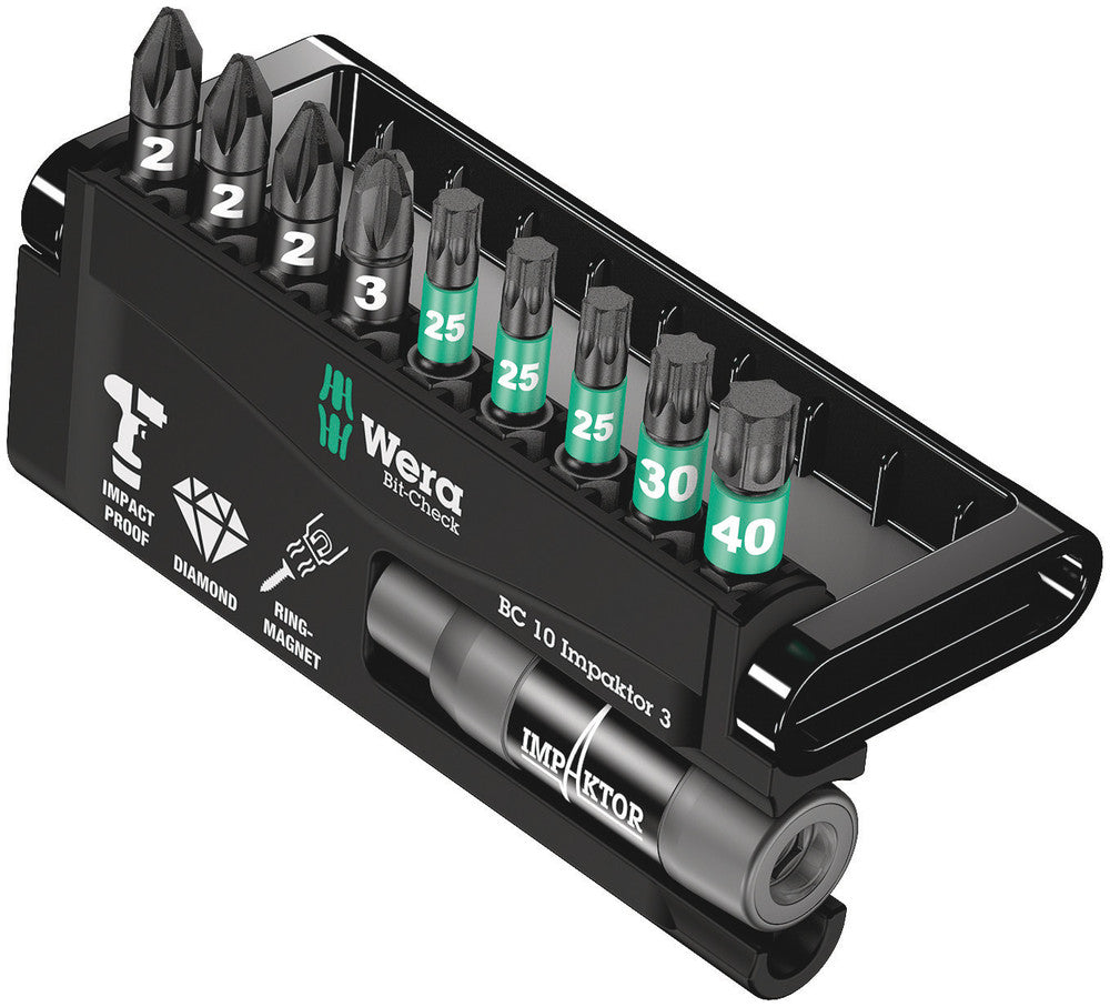 Wera Tools - Bit-Check 10 Impaktor 3