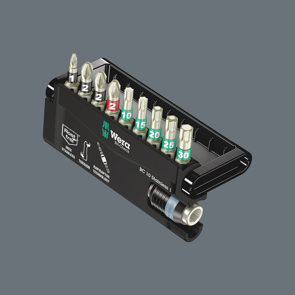 Wera Tools - Bit-Check 10 Stainless 1 SB