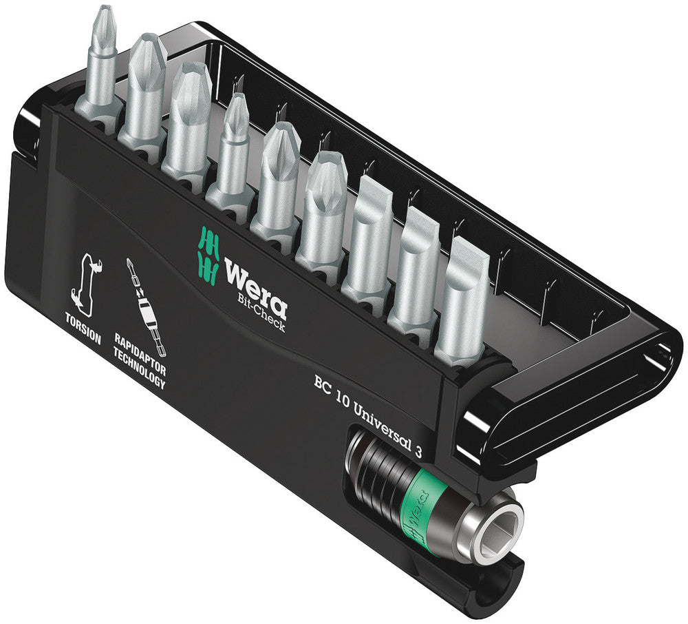 Wera Tools - Bit-Check 10 Universal 3 SB