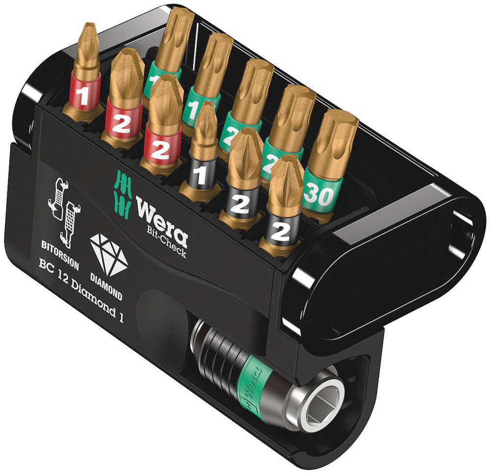 Wera Tools - Bit-Check 12 Diamond 1 SB