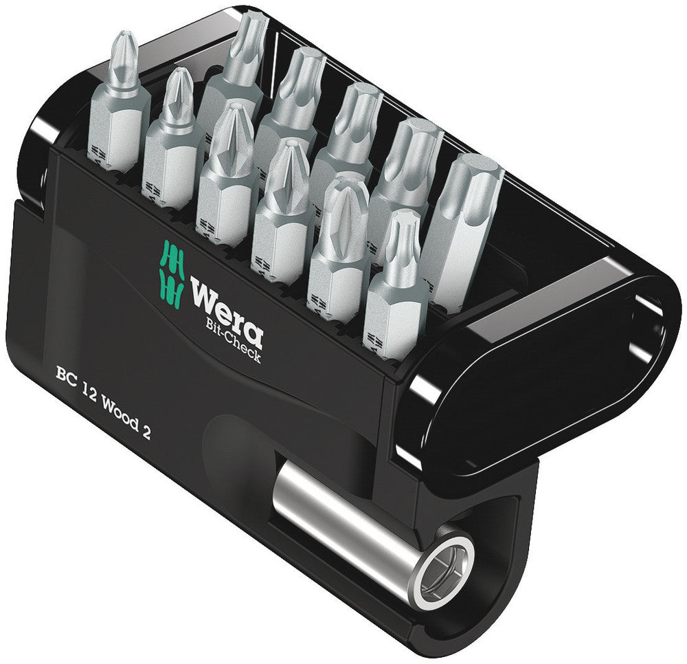 Wera Tools - Bit-Check 12 Wood 2 SB