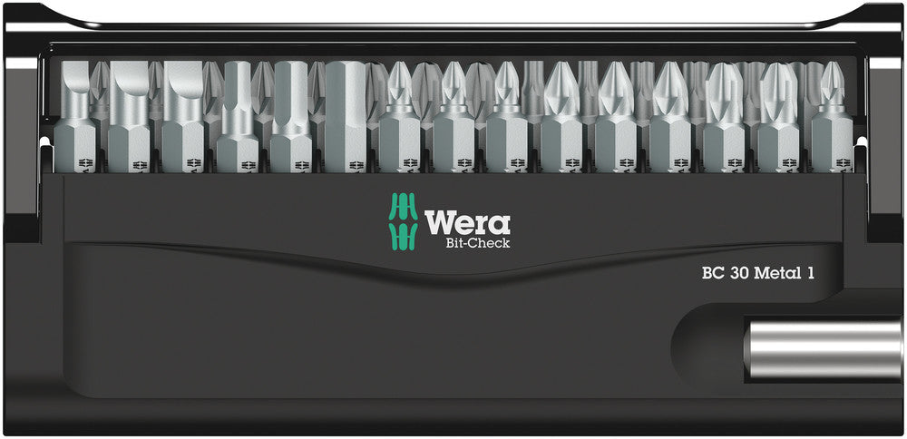 Wera Tools - Bit-Check 30 Metal 1 SB