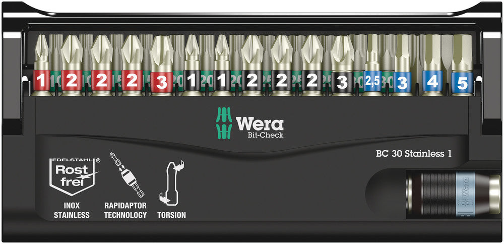 Wera Tools - Bit-Check 30 Stainless 1