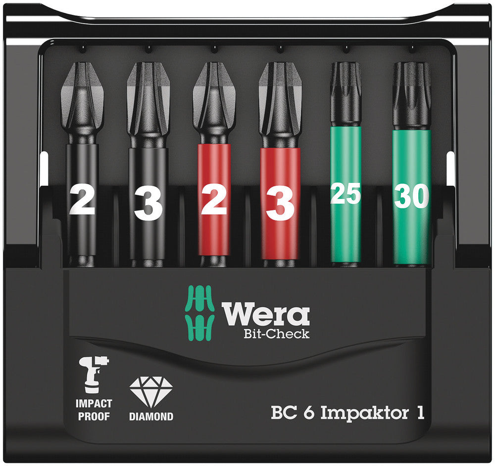 Wera Tools - Bit-Check 6 Impaktor 1