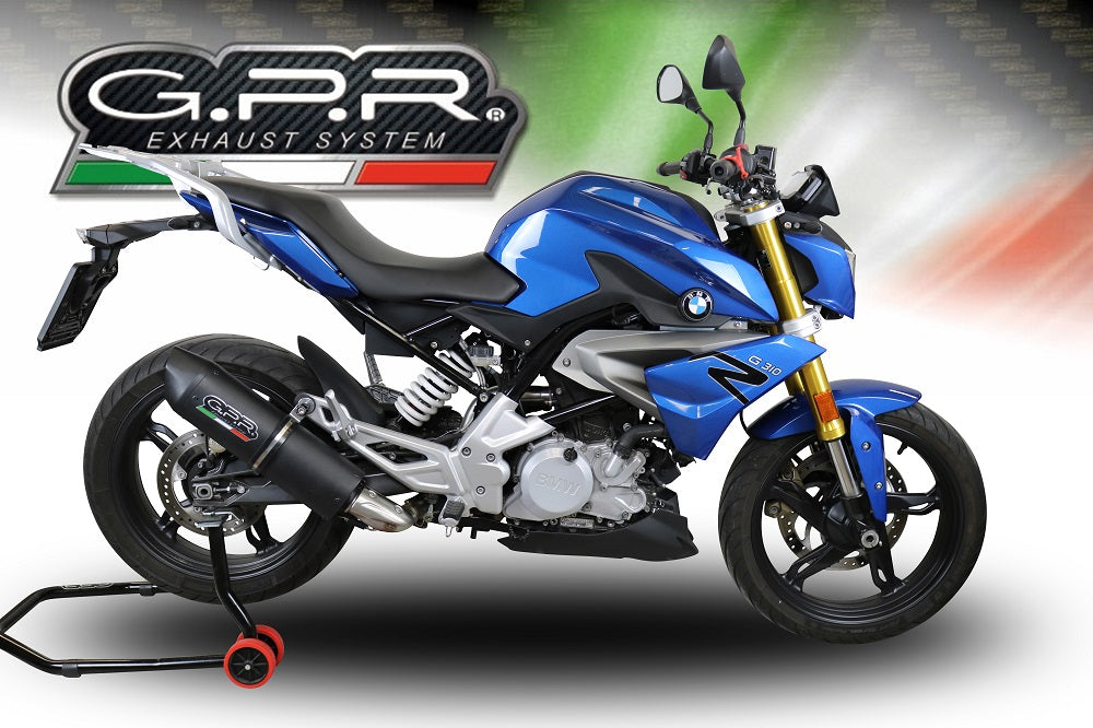 GPR-Exhaust---Furore-Evo4-Nero-Full-Line-for-G-310-R-from-2017-to-2021-dB-Killer-Catalyst