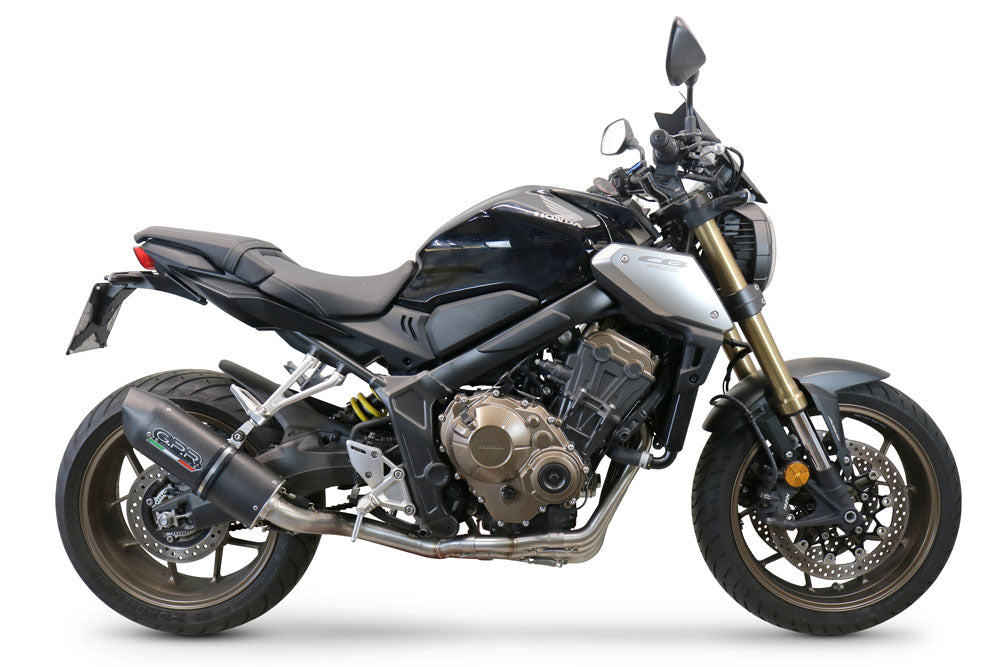 GPR-Exhaust---Furore-Evo4-Nero-Full-Line-for-CBR-650-R-from-2019-to-2020-dB-Killer-Catalyst