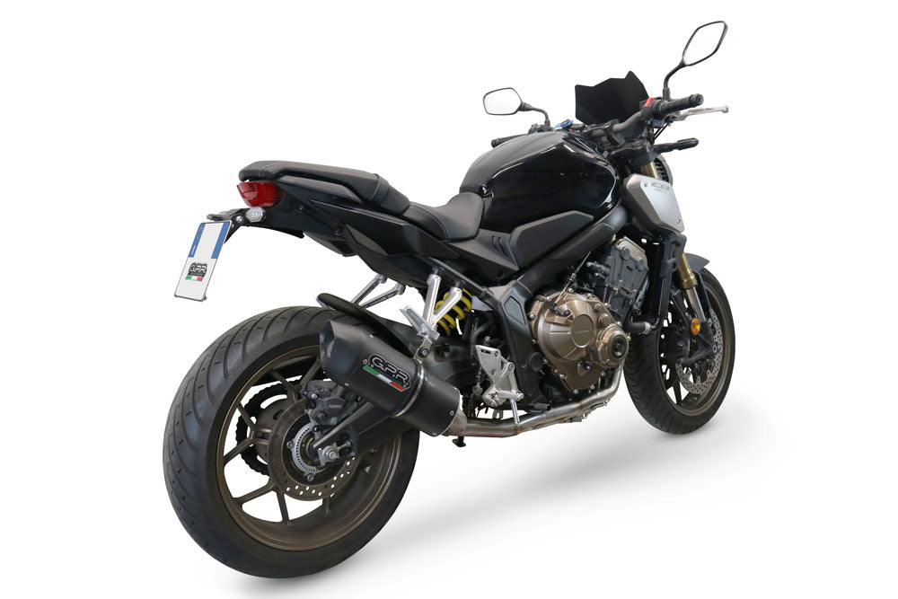 GPR-Exhaust---Furore-Evo4-Nero-Full-Line-for-CBR-650-R-from-2021-to-2023-dB-Killer-Catalyst