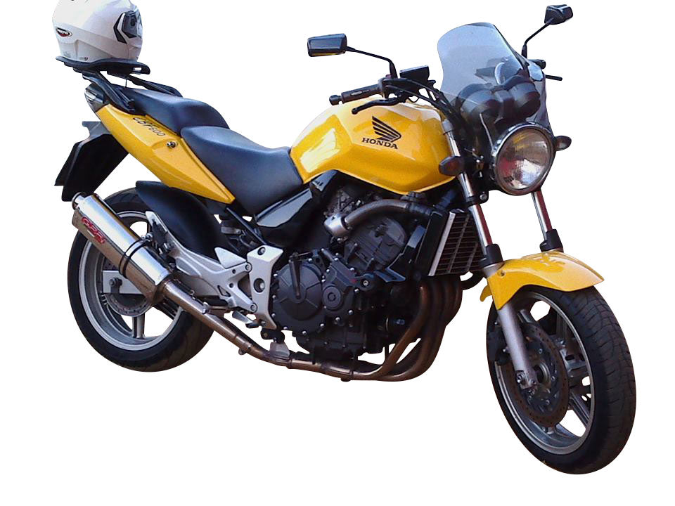 GPR-Exhaust---Trioval-Slip-on-for-CBF-600-S-I.E.-from-2007-to-2012-dB-Killer-Link-Pipe-Catalyst