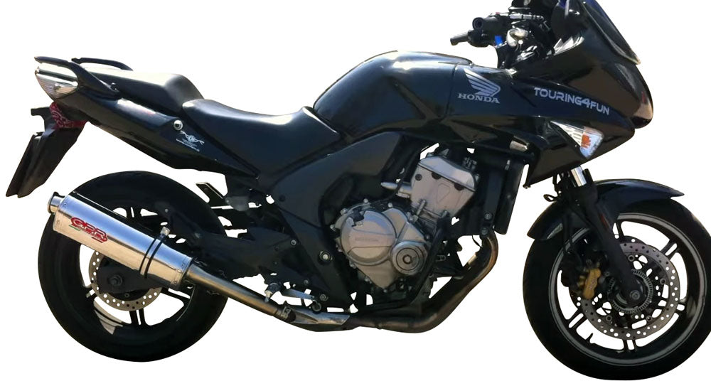 GPR-Exhaust---Trioval-Slip-on-for-CBF-600-S-I.E.-from-2007-to-2012-dB-Killer-Link-Pipe-Catalyst