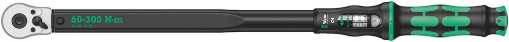 Wera Tools - Click-Torque C 4 torque wrench with reversible ratchet, 60-300 Nm