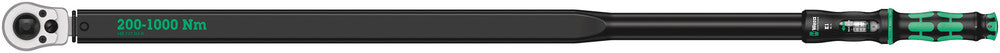 Wera Tools - Click-Torque E 1 Push R/L adjustable torque wrench for clockwise and anti-clockwise torque-control, 200-1000 Nm