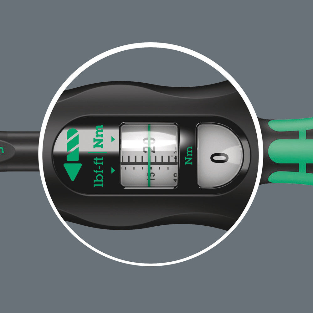 Wera Tools - Click-Torque C 2 torque wrench with reversible ratchet, 20-100 Nm