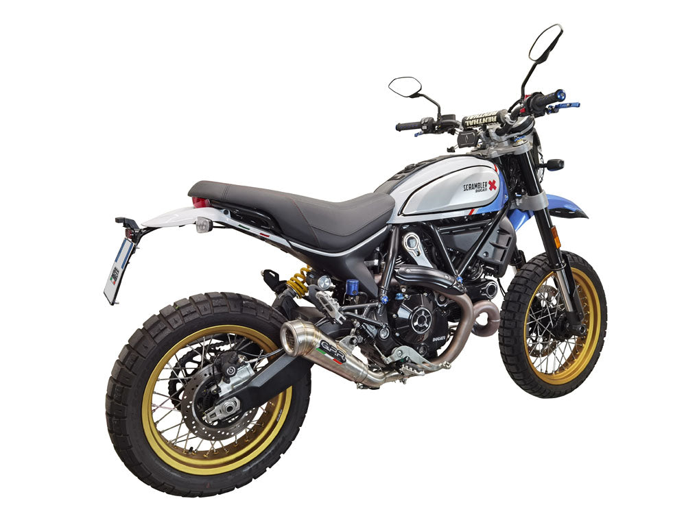 GPR-Exhaust---Powercone-Evo-Slip-on-for-Scrambler-800-Urban-Motard-from-2021-to-2023-dB-Killer-Link-Pipe-Catalyst