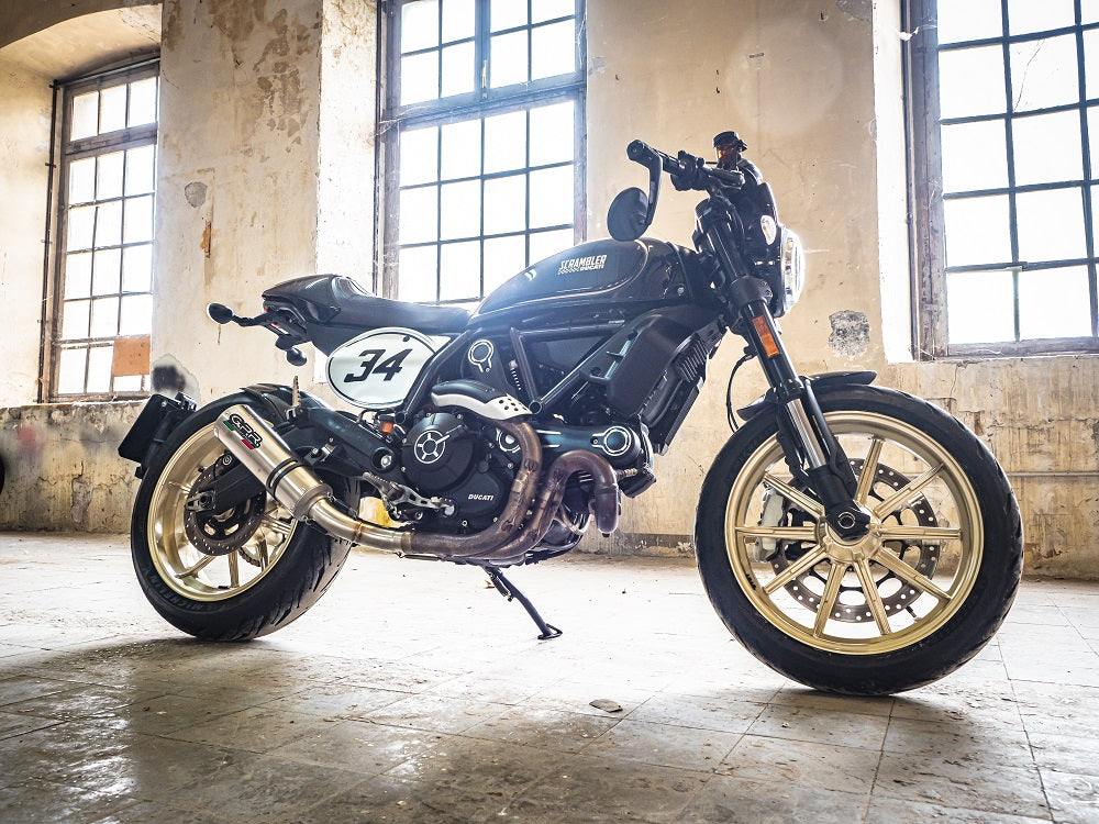 GPR-Exhaust---M3-Titanium-Natural-Slip-on-for-Scrambler-800-from-2015-to-2016-dB-Killer-Link-Pipe-Catalyst