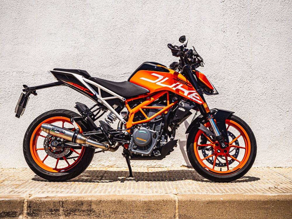 GPR-Exhaust---Deeptone-Inox-RACING-Slip-on-for-DUKE-390-from-2017-to-2020-Link-Pipe