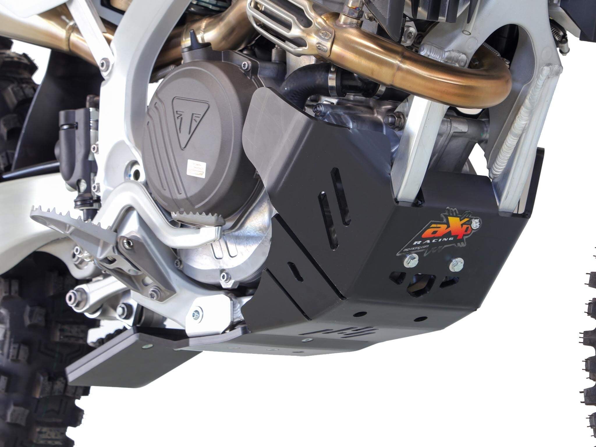 AXP - Skid Plate Triumph TF 250-X / TF 250-E with linkage guard (2025 - 2026)