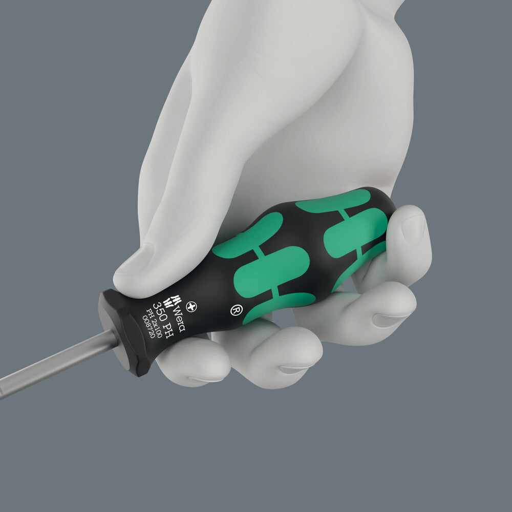 Wera Tools - 812/1 Bitholding screwdriver with strong permanent magnet