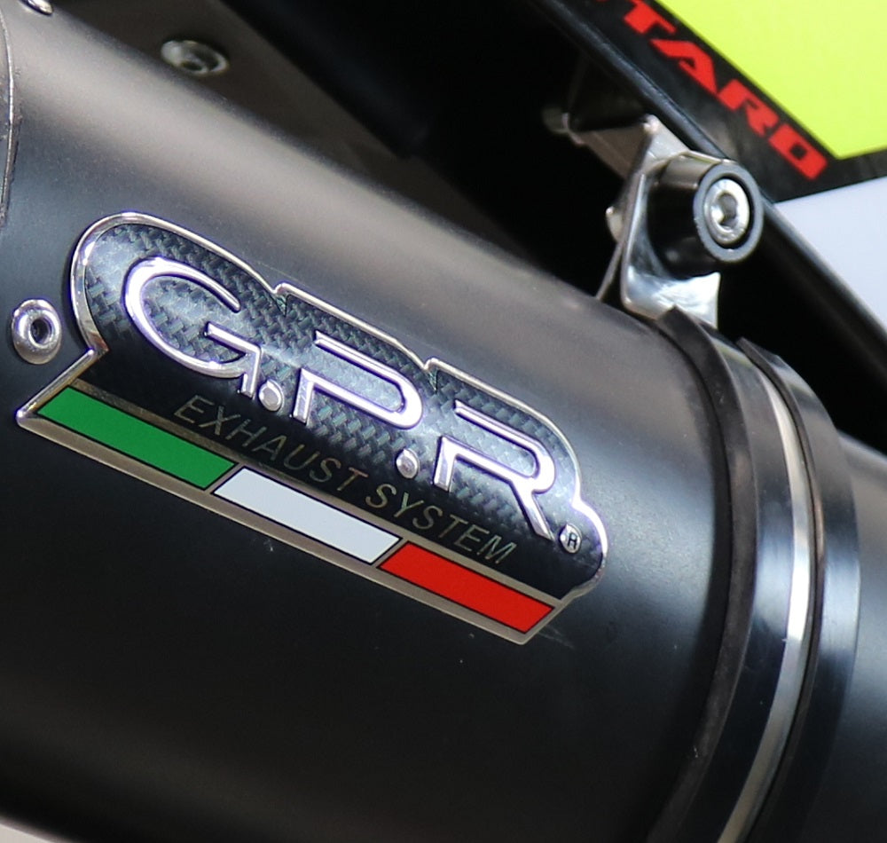 GPR-Exhaust---Furore-Evo4-Nero-Slip-on-for-XMF-125-from-2021-to-2024-dB-Killer-Link-Pipe-Catalyst