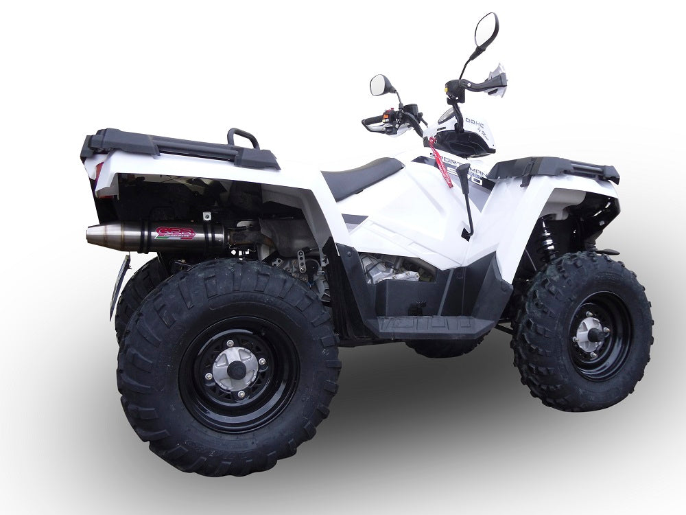 GPR-Exhaust---Deeptone-Atv-Silencer-to-install-with-original-manifold-for-Sportsman-550-H.O.-/-EPS-/-EFI-from-2009-to-2014-dB-Killer-Link-Pipe