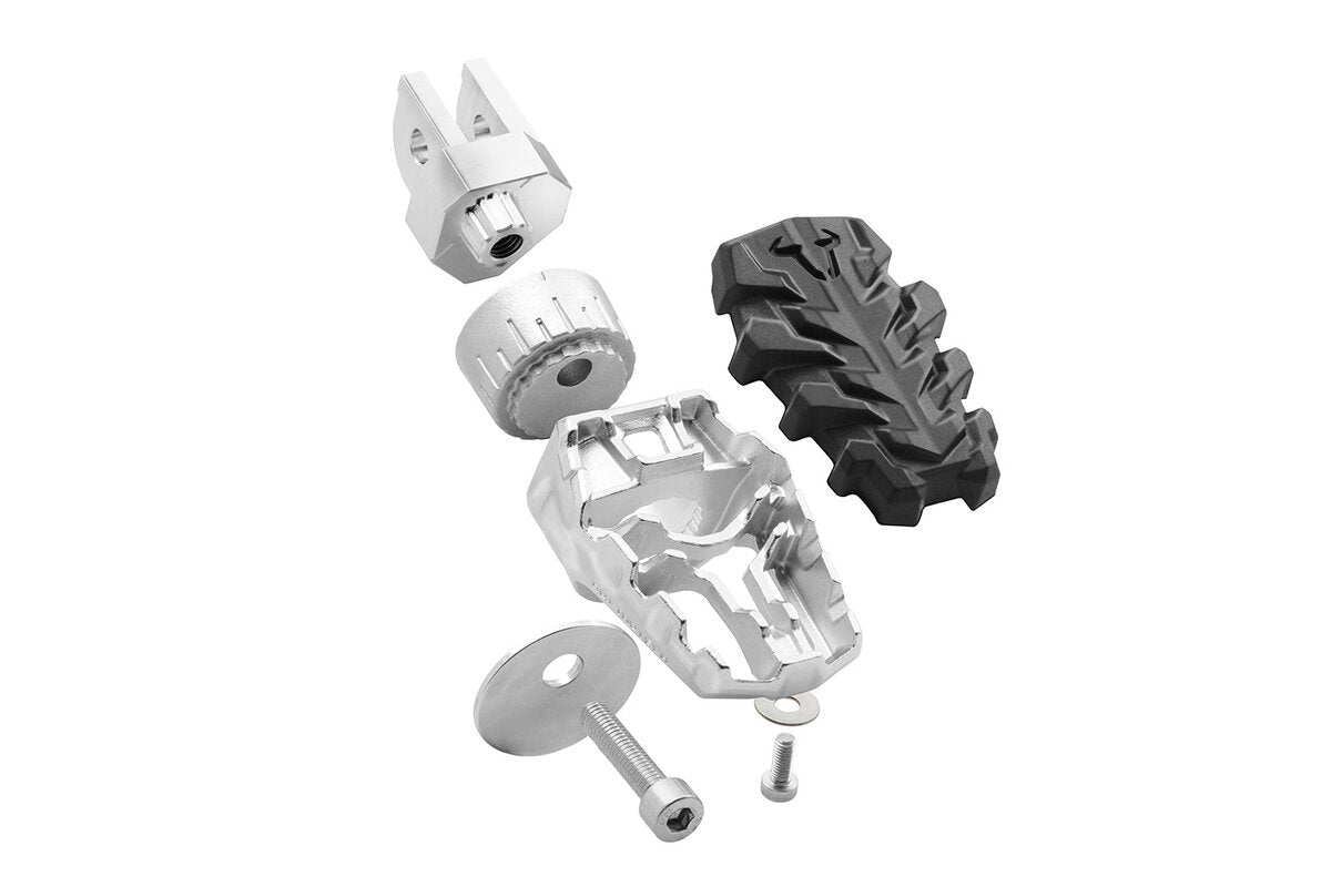 SW-Motech - Engine Guard Evo Footrest Kit for Honda / Suzuki / KTM models