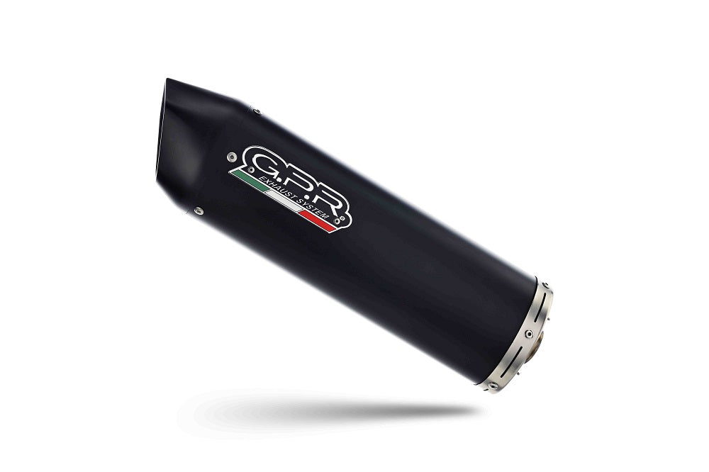 GPR-Exhaust---Furore-Evo4-Nero-Slip-on-for-XMF-125-from-2025-to-2026-dB-Killer-Link-Pipe-Catalyst