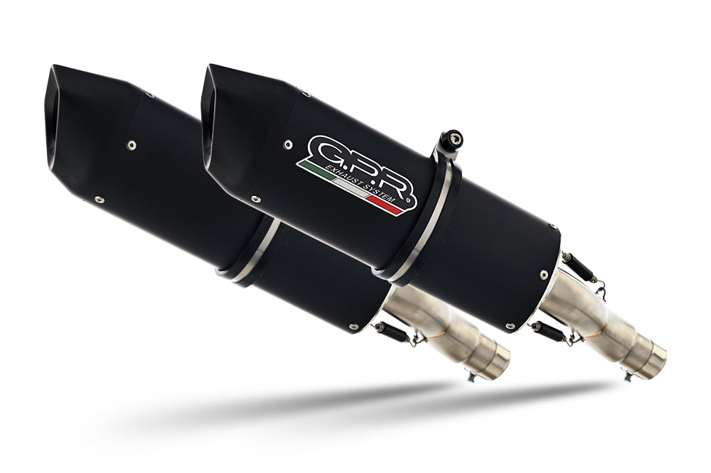 GPR-Exhaust---Furore-Nero-Double-Slip-on-for-V-Strom-DL-1000-from-2002-to-2013-dB-Killer-Link-Pipes-Catalysts