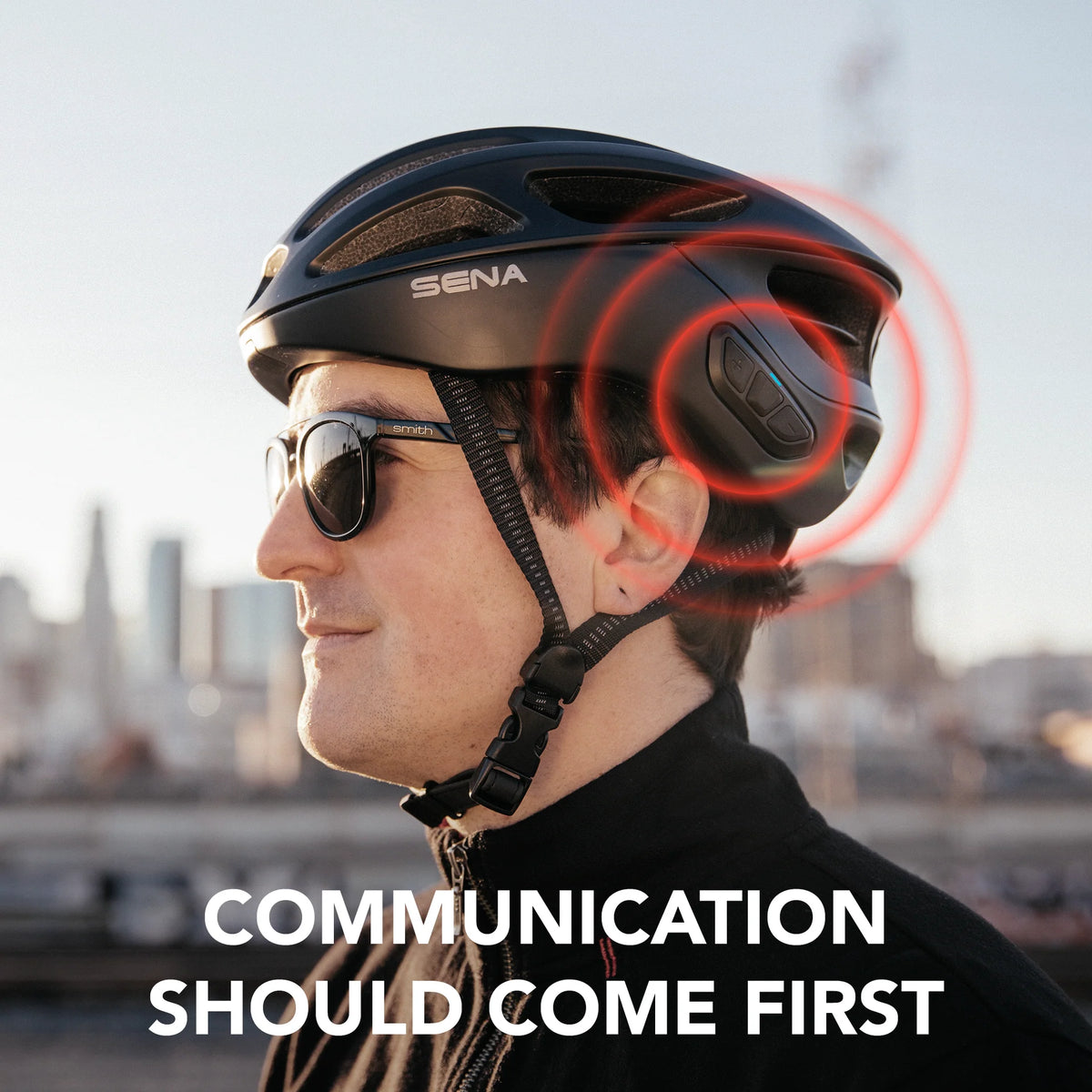 Sena - R1 Smart Cycling Smart Communication Helmet