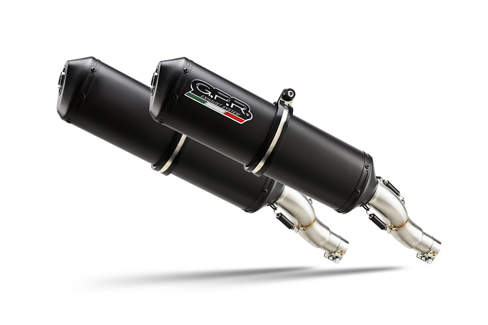 GPR-Exhaust---Ghisa-Double-Slip-on-for-BT-Bulldog-1100-from-2002-to-2007-dB-Killer-Link-Pipes-Catalysts