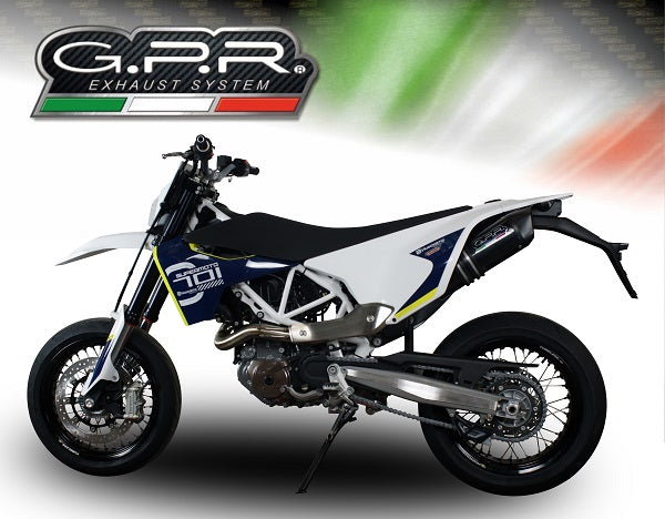 GPR-Exhaust---Furore-Nero-Slip-on-for-Enduro-701-from-2015-to-2016-dB-Killer-Link-Pipe-Catalyst