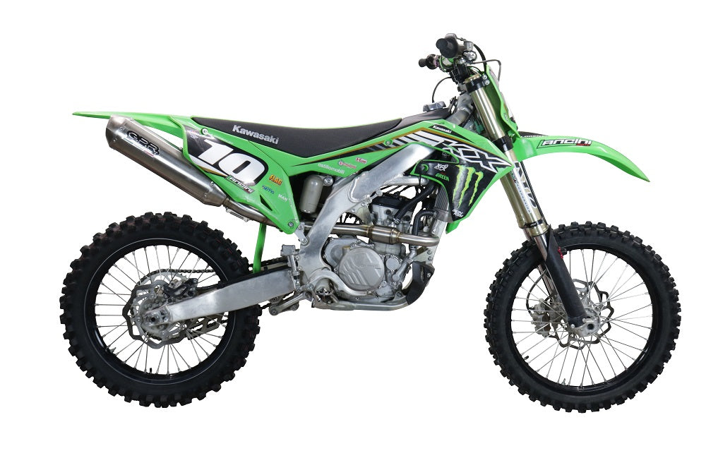 GPR-Exhaust---Pentacross-FULL-Titanium-Slip-on-for-KX-250-X-from-2021-to-2022-Link-Pipe