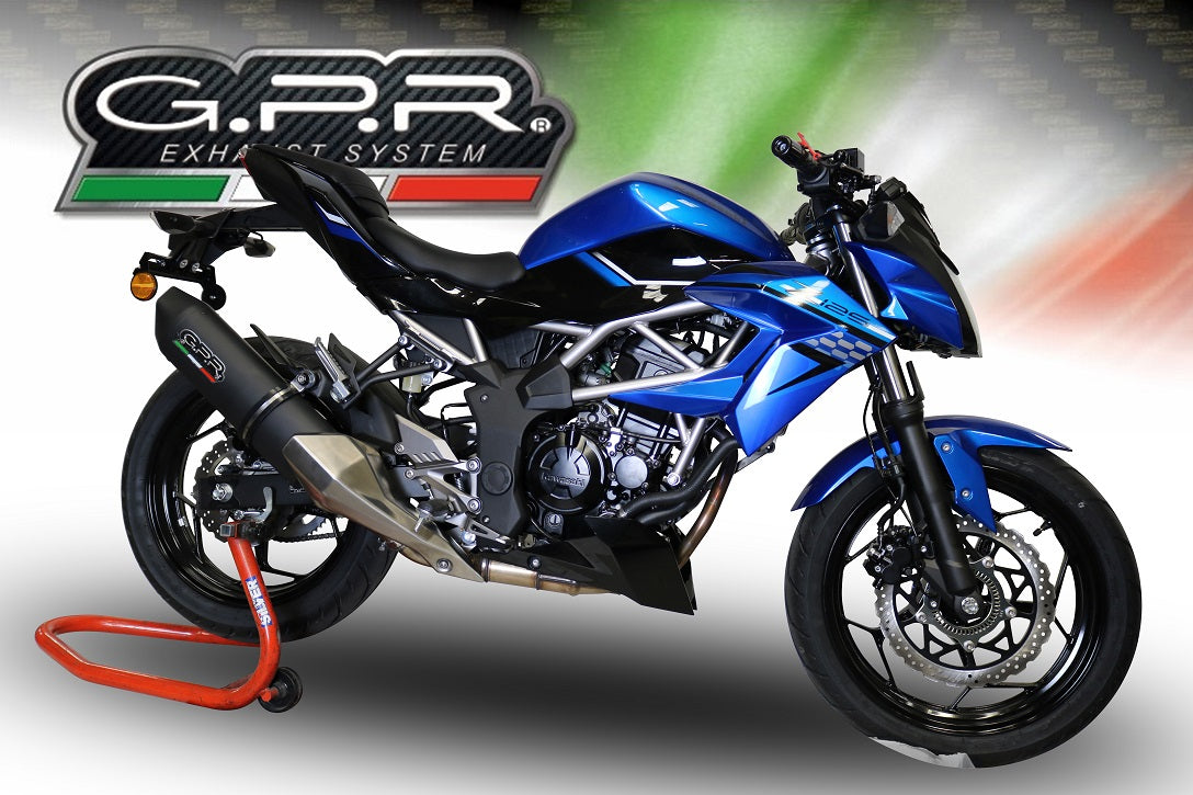 GPR-Exhaust---Furore-Evo4-Nero-Slip-on-for-Z-125-from-2021-to-2024-dB-Killer-Link-Pipe