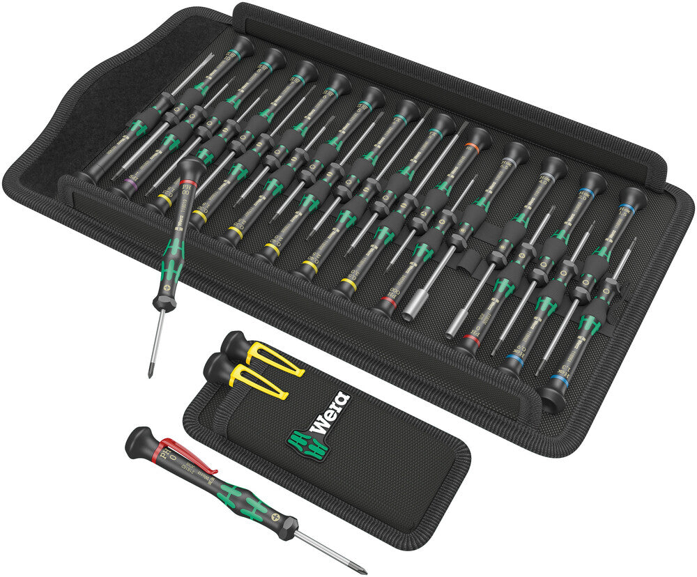 Wera Tools - Kraftform Micro Electronics screwdriver set Big Pack 2
