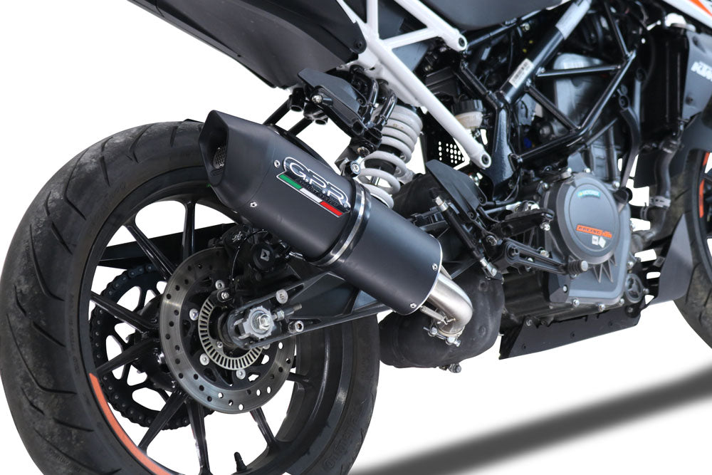 GPR-Exhaust---Furore-Evo4-Nero-Slip-on-for-DUKE-250-from-2021-to-2023-dB-Killer-Link-Pipe