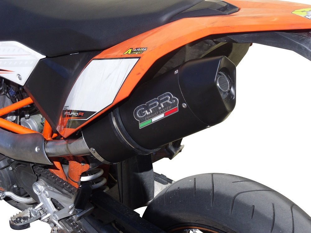 GPR-Exhaust---Furore-Nero-Slip-on-for-SMC-690-R-from-2007-to-2016-dB-Killer-Link-Pipe